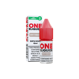 3mg One E-Liquids Flavoured Nic Shot 10ml (50VG/50PG) - Flavour: Light Tobacco