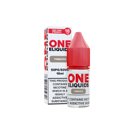 18mg One E-Liquids Flavoured Nic Shot 10ml (50VG/50PG) - Flavour: Tobacco