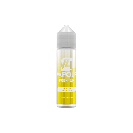 V4 Premium 50ml Shortfill 0mg (70VG/30PG) - Flavour: Lemon Sherbert