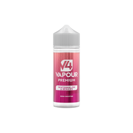 V4 Premium 100ml Shortfill 0mg (70VG/30PG) - Flavour: Watermelon & Berries