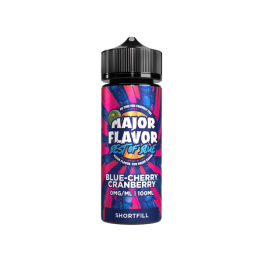 Major Flavour Best Of Blue 100ml Shortfill 0mg (70VG/30PG) - Flavour: Blue Cherry Cranberry