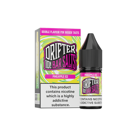 10mg Drifter Bar Salts 10ml Nic Salts (50VG/50PG) - Flavour: Pineapple Ice