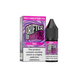 10mg Drifter Bar Salts 10ml Nic Salts (50VG/50PG) - Flavour: Grape