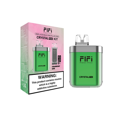 20mg FLFI Crystal Disposable Pod Kit 600 Puff - Flavour: Strawberry Kiwi