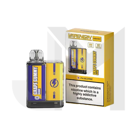 20mg Vapengin Mercury Disposable Vape Device 600 Puffs - Flavour: Grape Gummy Bear