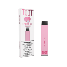 20mg TOOT Bar Disposable Vape Device 600 Puffs - Flavour: Lychee Ice