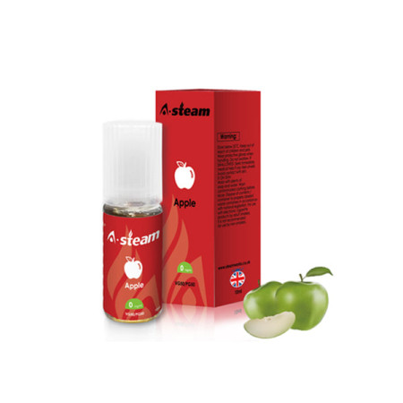 A-Steam Fruit Flavours 6MG 10ML (50VG/50PG) - Flavour: Apple