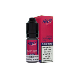 20mg Nasty Salts 10ml Nic Salts (50VG/50PG) - Flavour: Bloody Berry