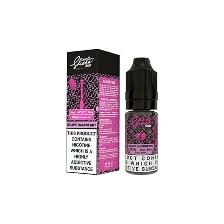 20mg Nasty Salts 10ml Nic Salts (50VG/50PG) - Flavour: Grape Raspberry