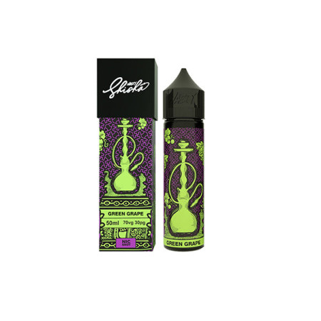 Shisha By Nasty Juice 50ml Shortfill 0mg (70VG/30PG) - Flavour: Green Grape