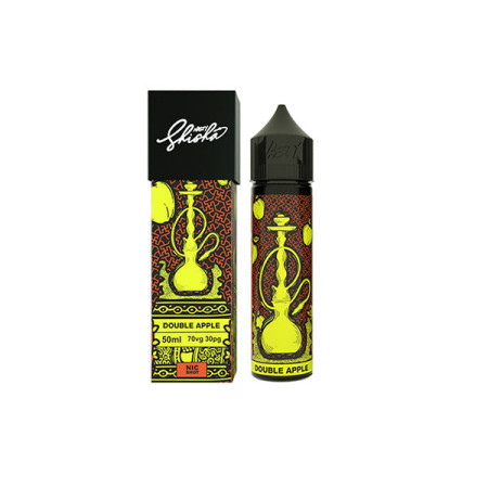 Shisha By Nasty Juice 50ml Shortfill 0mg (70VG/30PG) - Flavour: Double Apple