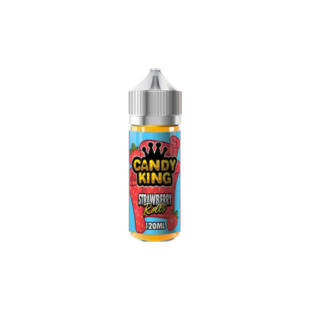 Candy King By Drip More 100ml Shortfill 0mg (70VG/30PG) - Flavour: Strawberry Rolls