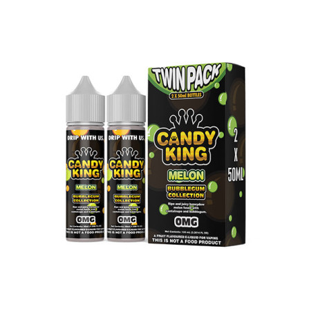 Candy King By Drip More 50ml Shortfill 0mg Twin Pack (70VG/30PG) - Flavour: Melon