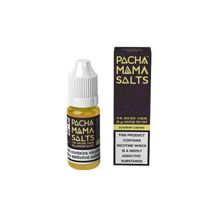 10mg Pacha Mama By Charlies Chalk Dust Salts 10ml Nic Salt (50VG/50PG) - Flavour: Blackberry Lemonade