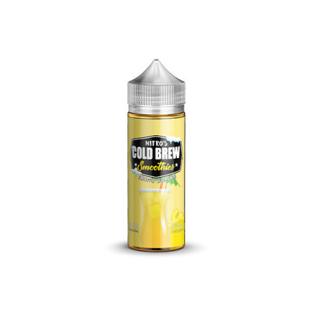 Nitros Cold Brew Smoothies 100ml Shortfill 0mg (75VG/25PG) - Flavour: Pineapple Melon Swirl