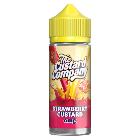 The Custard Company 100ml Shortfill 0mg (70VG/30PG) - Flavour: Strawberry Custard