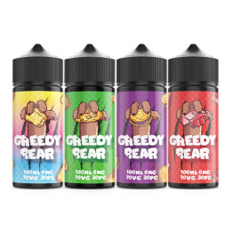 Greedy Bear 100ml Shortfill 0mg (70VG/30PG) - Flavour: Loaded Lemon