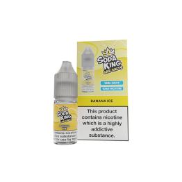 Soda King Bar SALTS 10mg Nic Salts 10ml - (50VG/50PG) - Flavour: Banana Ice