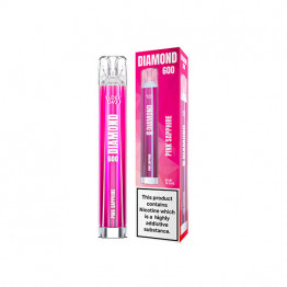 20mg Vapes Bars Diamond 600 Disposable Vape Device 600 Puffs - Flavour: Pink Sapphire