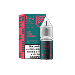 20mg Pod Salt Nexus 10ml Nic Salt (50VG/50PG) - Flavour: Pear Apple Raspberry