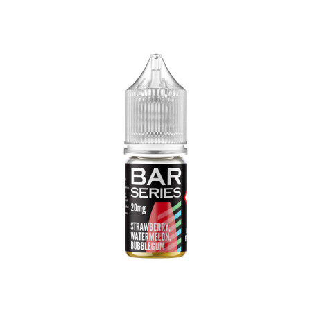 20mg Bar Series 10ml Nic Salts (50VG/50PG) - Flavour: Strawberry Watermelon Bubblegum