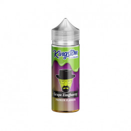 Kingston 120ml Shortfill 0mg (70VG/30PG) - Flavour: Grape Zingberry