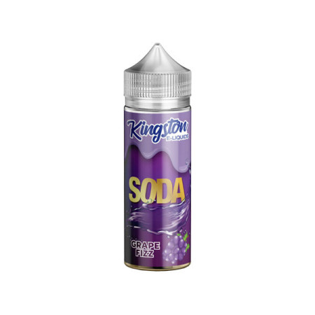 Kingston Soda 120ml Shortfill 0mg (70VG/30PG) - Flavour: Grape Fizz