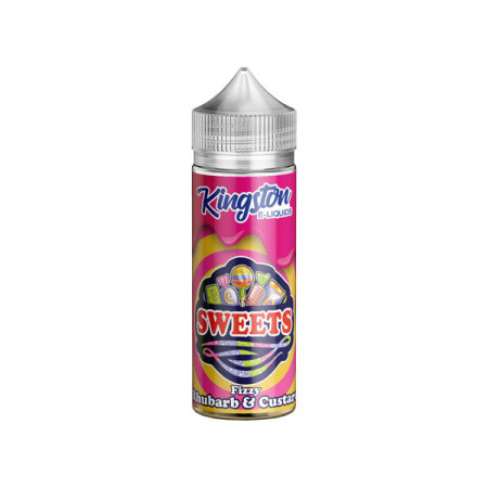 Kingston Sweets 120ml Shortfill 0mg (70VG/30PG) - Flavour: Fizzy Rhubarb & Custard