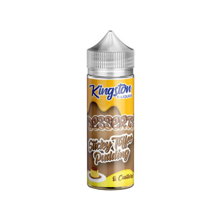 Kingston Desserts 120ml Shortfill 0mg (70VG/30PG) - Flavour: Sticky Toffee Pudding