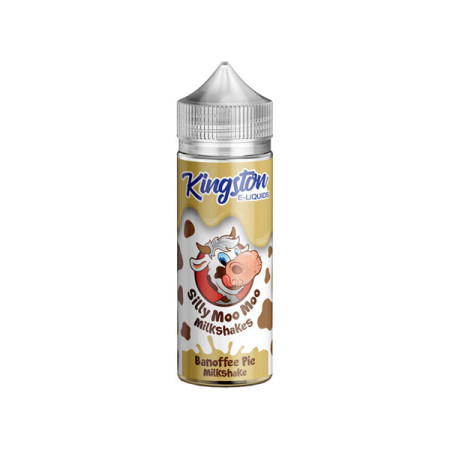 Kingston Silly Moo Moo Milkshakes 120ml Shortfill 0mg (70VG/30PG) - Flavour: Banoffee Pie