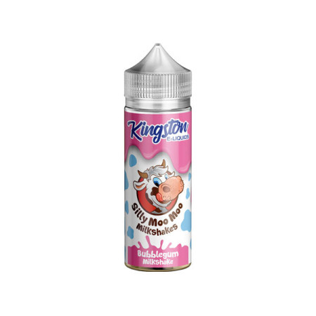 Kingston Silly Moo Moo Milkshakes 120ml Shortfill 0mg (70VG/30PG) - Flavour: Bubblegum