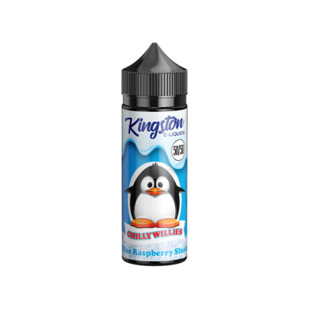 Kingston Chilly Willies 120ml Shortfill 0mg (50VG/50PG) - Flavour: Blue Raspberry Slush