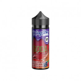 Kingston Soda 120ml Shortfill 0mg (50VG/50PG) - Flavour: Blackcurrant Raspberry Lemonade