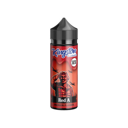 Kingston 120ml Shortfill 0mg (50VG/50PG) - Flavour: Red A