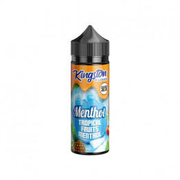 Kingston Menthol 120ml Shortfill 0mg (50VG/50PG) - Flavour: Tropical Fruits Menthol