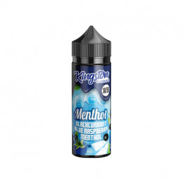 Kingston Menthol 120ml Shortfill 0mg (50VG/50PG) - Flavour: Blackcurrant Blue Raspberry Menthol