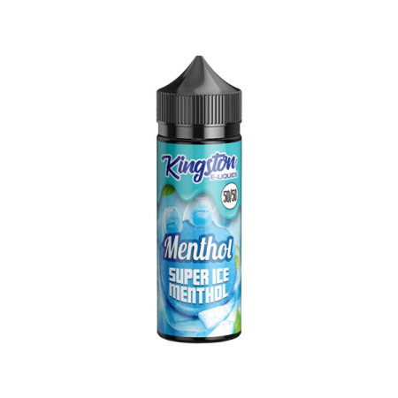 Kingston Menthol 120ml Shortfill 0mg (50VG/50PG) - Flavour: Super Ice Menthol