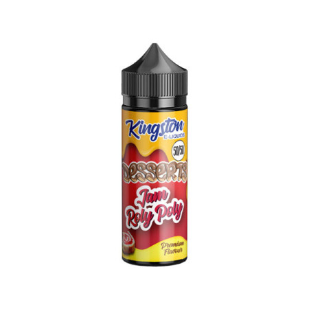 Kingston Desserts 120ml Shortfill 0mg (50VG/50PG) - Flavour: Jam Roly Poly