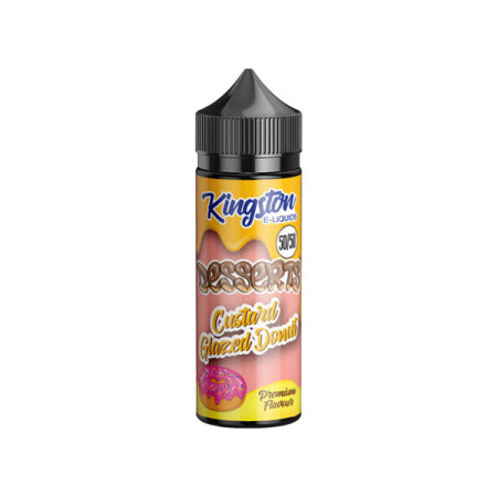 Kingston Desserts 120ml Shortfill 0mg (50VG/50PG) - Flavour: Custard Glazed Donut