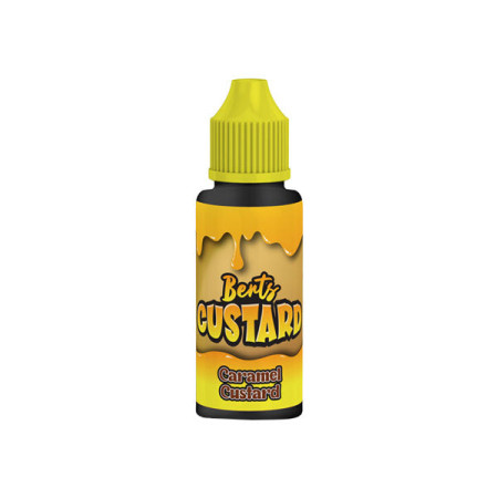 Berts Custard 120ml Shortfill 0mg (70VG/30PG) - Flavour: Caramel Custard