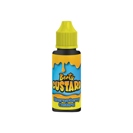 Berts Custard 120ml Shortfill 0mg (70VG/30PG) - Flavour: Blue Raspberry Custard