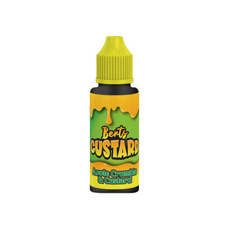 Berts Custard 120ml Shortfill 0mg (70VG/30PG) - Flavour: Apple Crumble & Custard