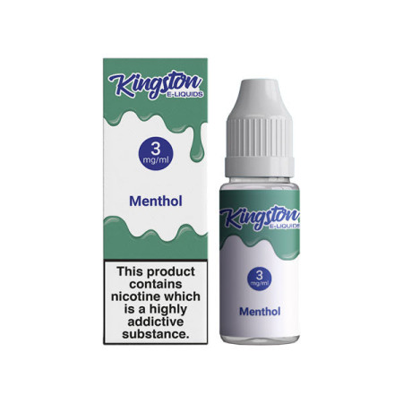 Kingston 3mg 10ml E-liquids (50VG/50PG) - Flavour: Menthol