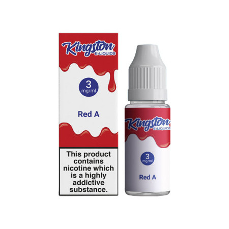 Kingston 6mg 10ml E-liquids (50VG/50PG) - Flavour: Red A