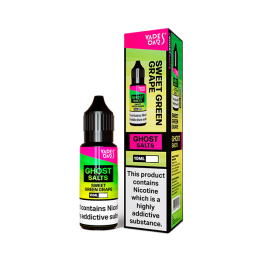 20mg Ghost Salts Nic Salts 10ml - Flavour: Sweet Green Grape