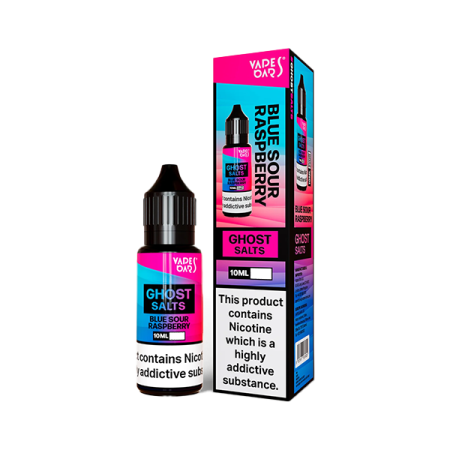 10mg Ghost Salts Nic Salts 10ml - Flavour: Blue Sour Raspberry