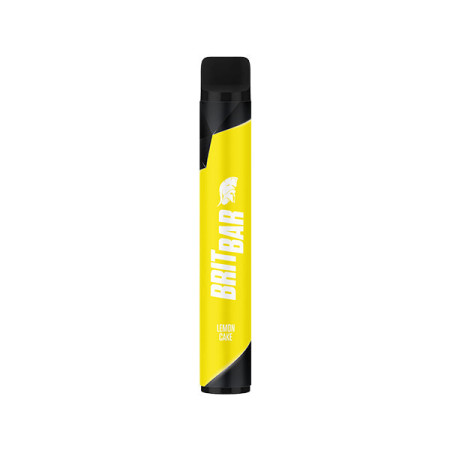 20mg Brit Bar Disposable Vape Device 575 Puffs - Flavour: Lemon Cake