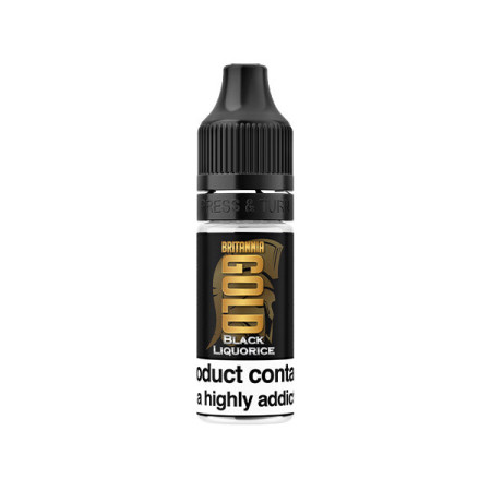 Britannia Gold 3mg 10ml E-Liquids (40VG/60PG) - Flavour: Black Liquorice