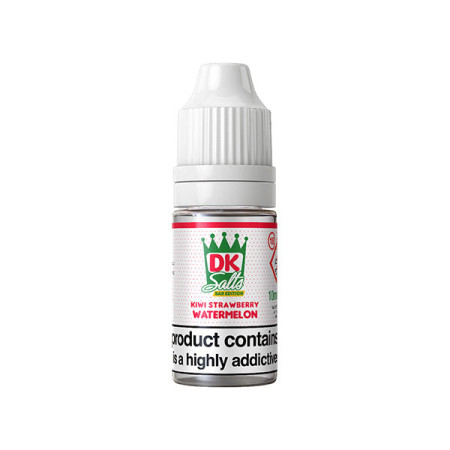 20mg DK Salt 10ml Nic Salts (50VG/50PG) - Flavour: Kiwi Strawberry Watermelon