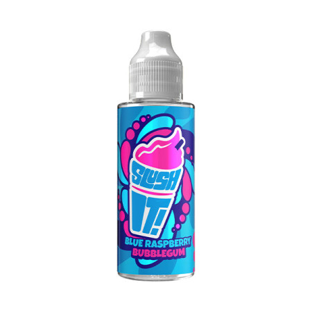 Slush It! 100ml Shortfills 0mg (70VG/30PG) - Flavour: Blue Raspberry Bubblegum